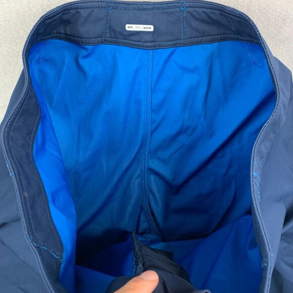 Lululemon Men Board Shorts 38 Blue Cargo Pocket 12" Wet Dry Warm Swim Hiking Gym - Picture 7 of 9